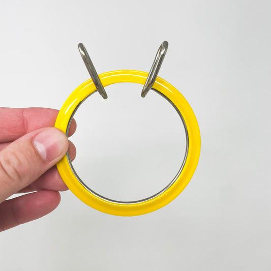 3" Plastic Yellow Embroidery Hoop