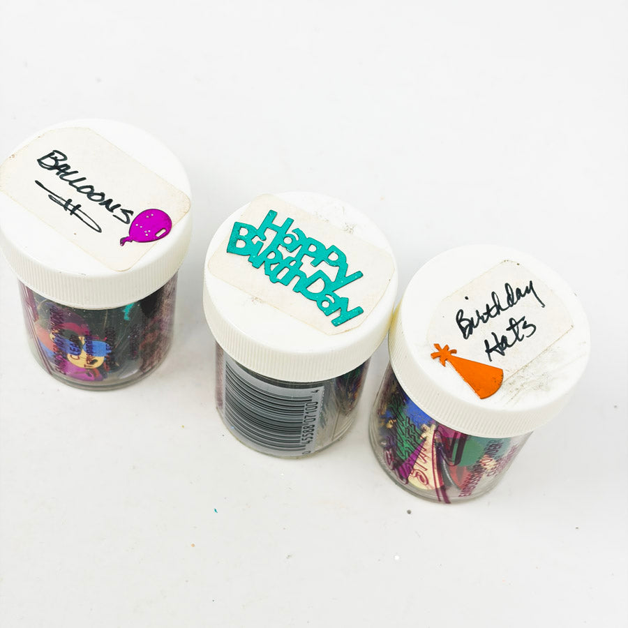 Bundle of Confetti in Jars (3)