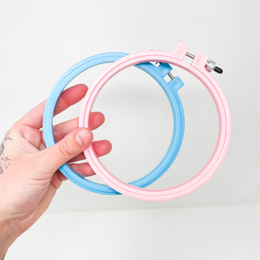 Asst. Plastic Embroidery Hoops