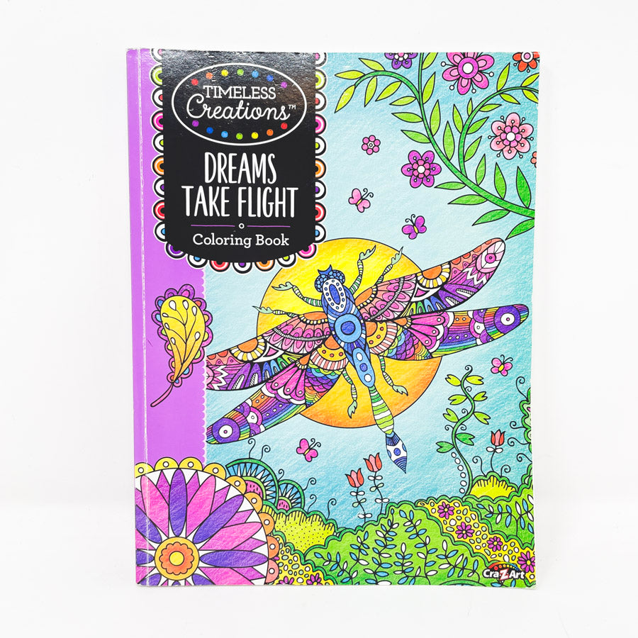 Cra-Z-Art "Dreams Take Flight" Coloring Book
