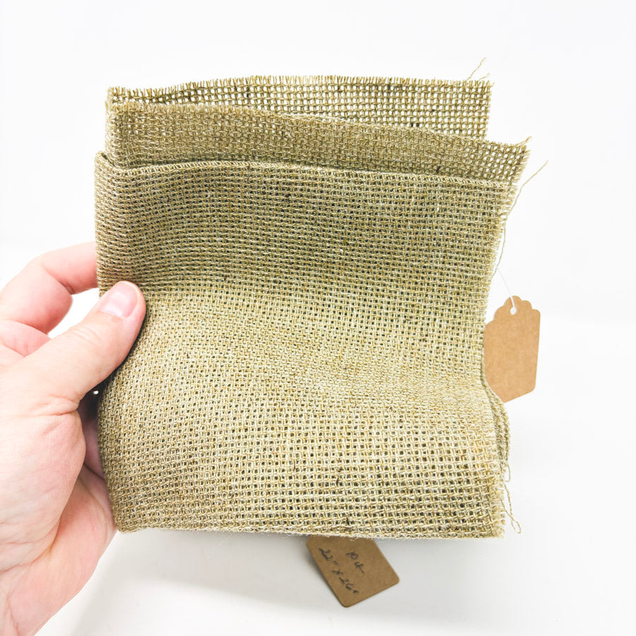 10 Count Sand Color Evenweave Wool Fabric