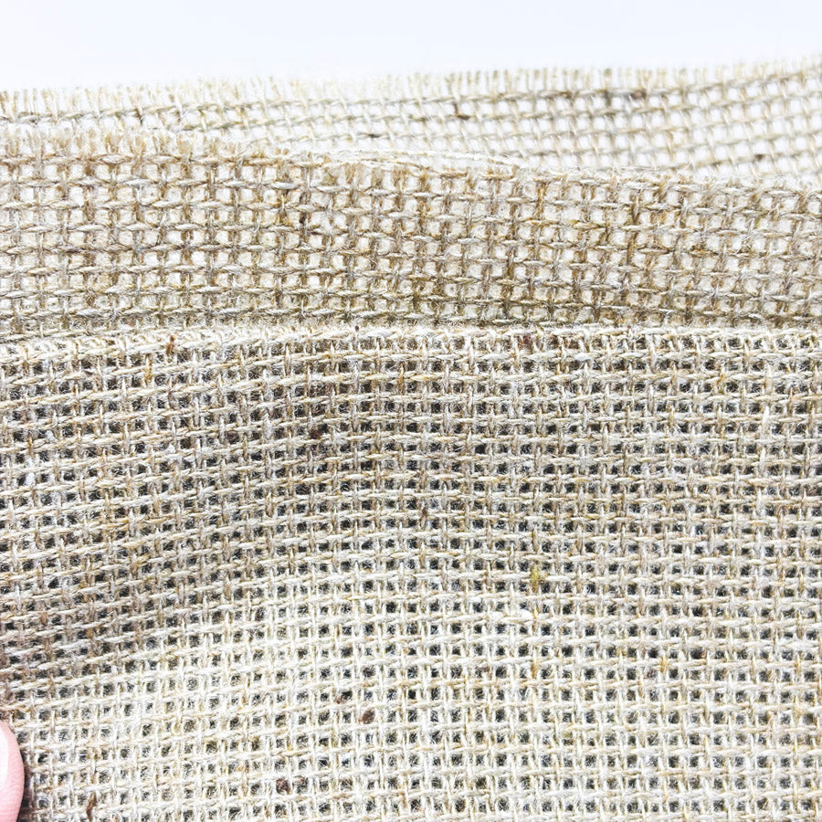 10 Count Sand Color Evenweave Wool Fabric