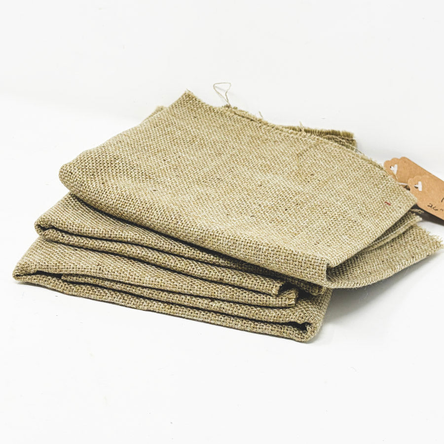 16 ct. Sand Color Evenweave Wool Fabric