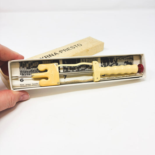 Vintage Smyrna Presto Carpet Knotting Apparatus