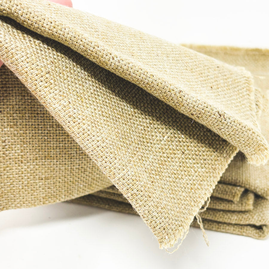 16 ct. Sand Color Evenweave Wool Fabric