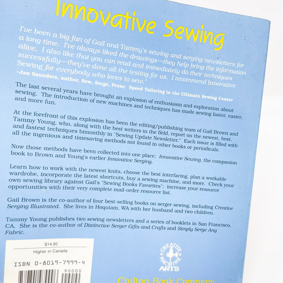 "Innovative Sewing" Book by Brown/Young