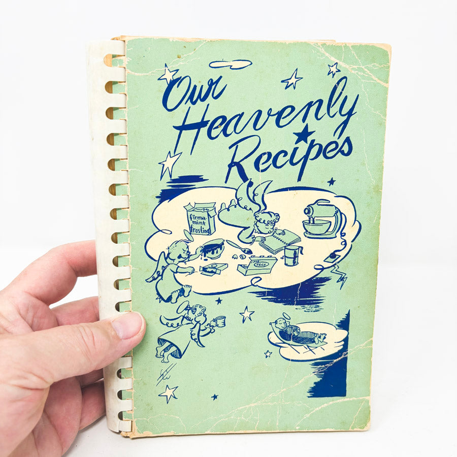 Vintage Our Heavenly Recipes Book - Menomonee Falls Church Cookbook