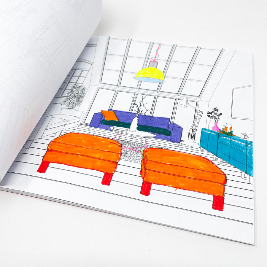 "Interior Design" Coloring Book