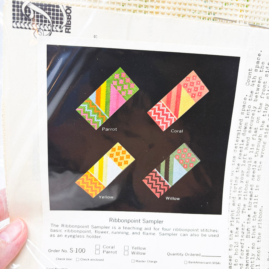 Ribbonpoint Sampler Needlework Kit