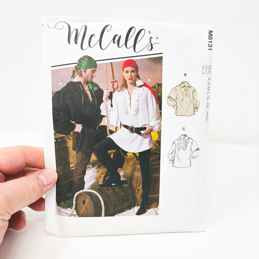 McCall's Costume Pattern M8131 - Pirate Shirt