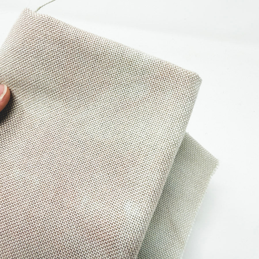 32 Count 26" x 18" Evenweave Fabric - Pink on Ecru
