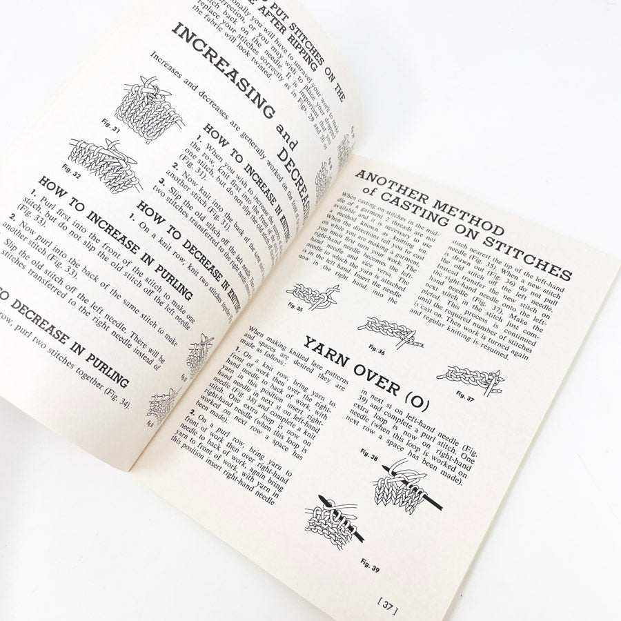 Vintage Learn How Book by Coats & Clark