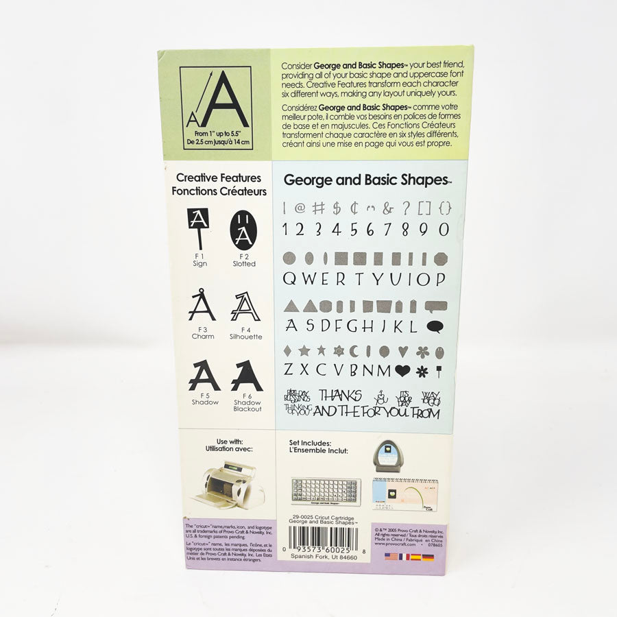 Cricut Font Cartridges - Cardboard Box - Pick a Style