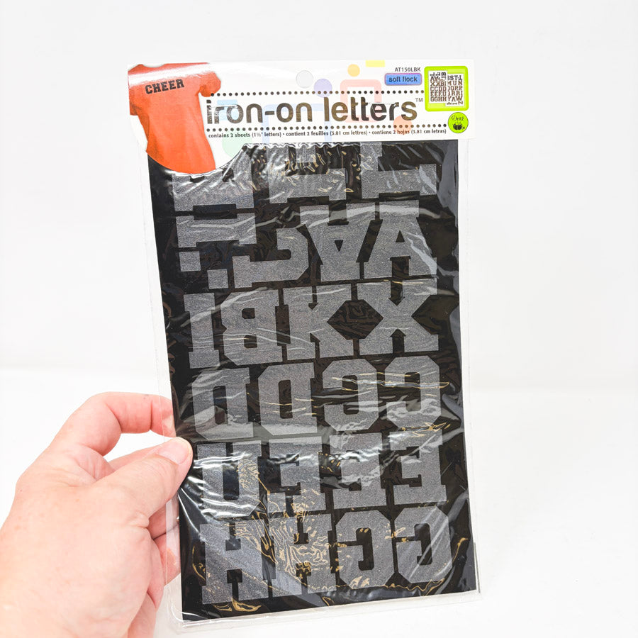 Iron-On Numbers and Letters