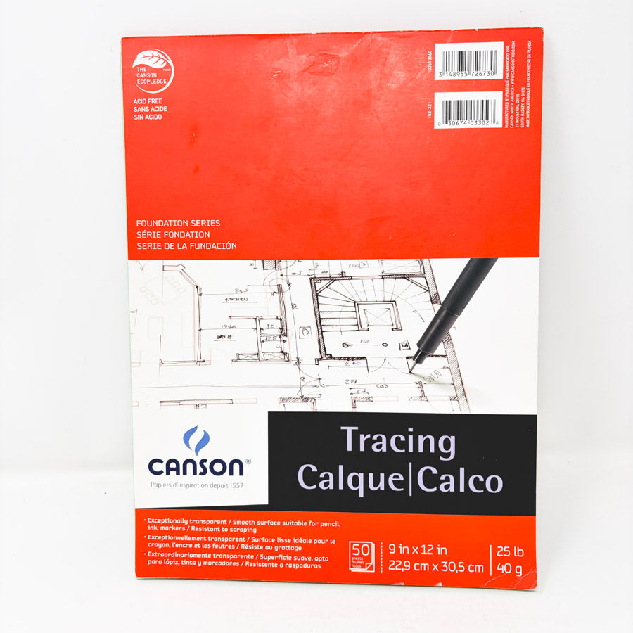 Canson Tracing Paper 9 x 12