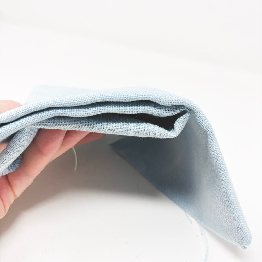 32 Count 26" x 18" Evenweave Fabric - Lt Blue on White