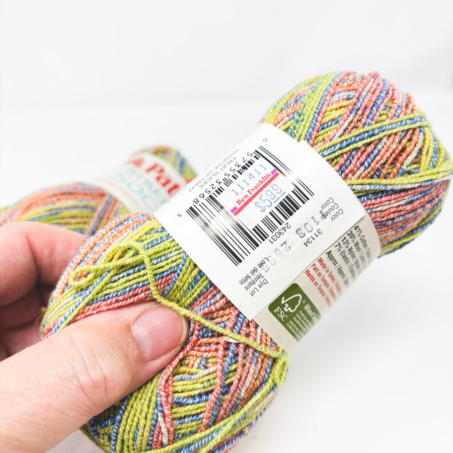 Patons Stretch Socks Fruit Slices (1)