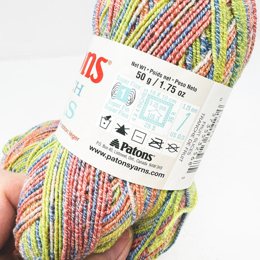 Patons Stretch Socks Fruit Slices (1)
