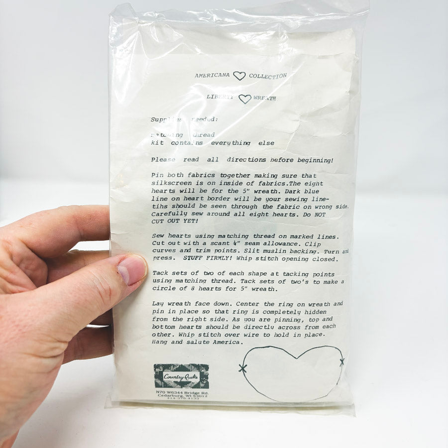 Country Quilts Liberty Wreath Kit