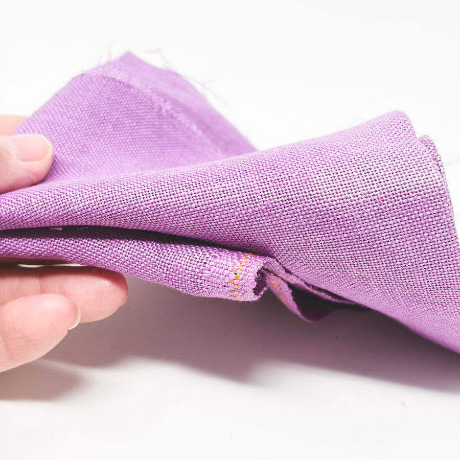 26 Count Soft Bright Lilac Linen Fabric – 13" x 17"