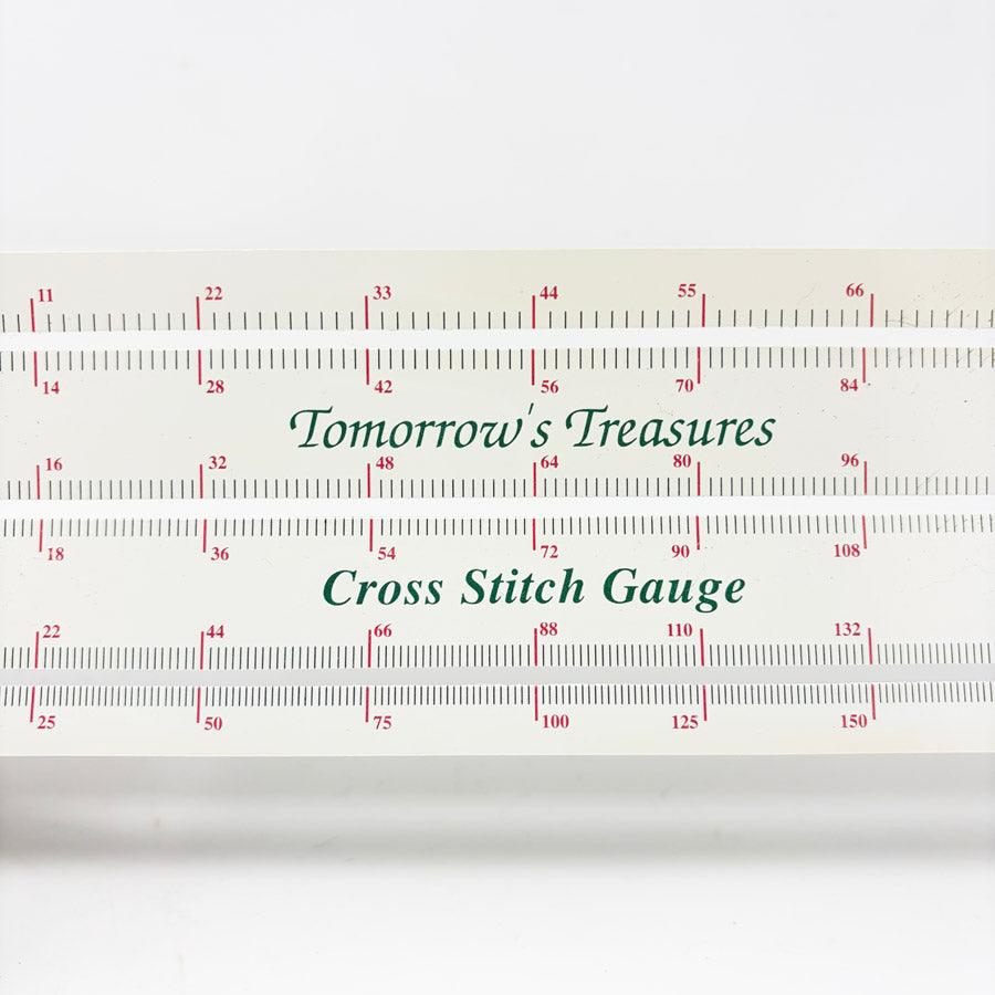 Tomorrow's Treasures Cross Stitch Gauge