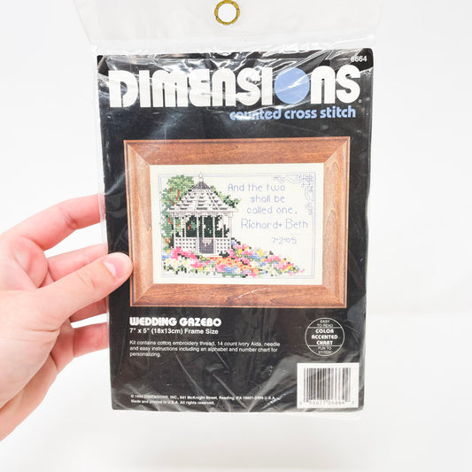 Vintage Dimensions Counted Cross Stitch Kit – Wedding Gazebo