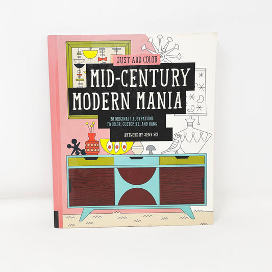 "Mid-Century Modern Mania" Coloring Book