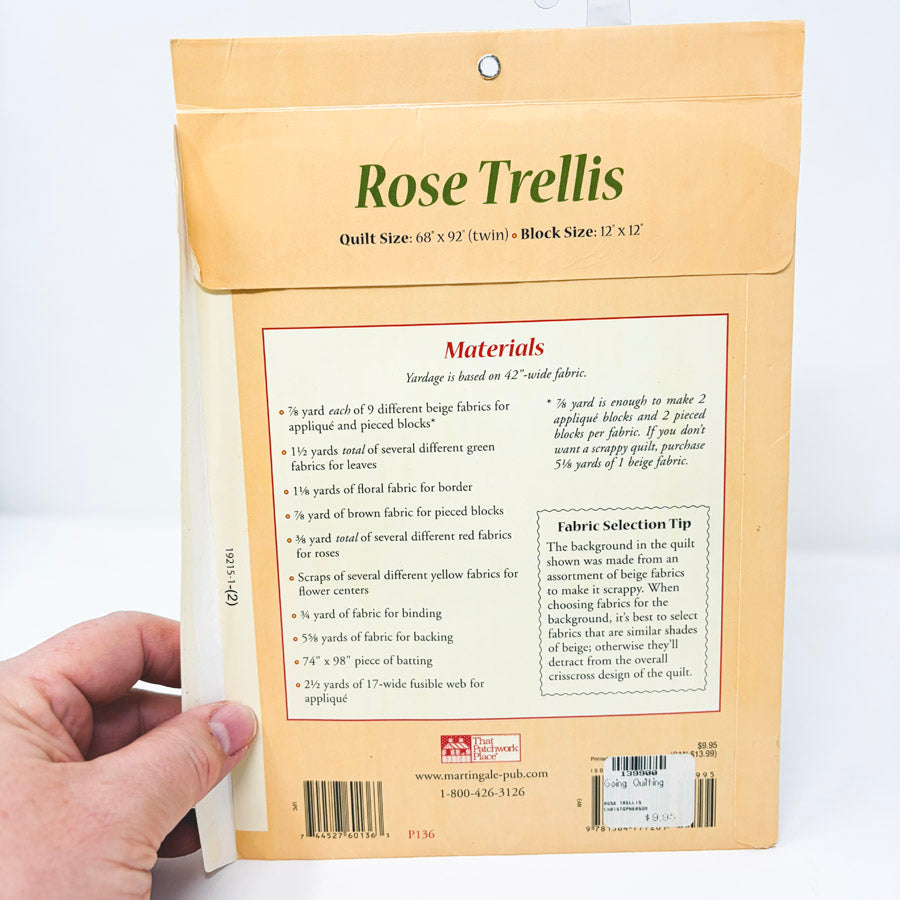 Rose Trellis - That Patchwork Place Quilt Pattern