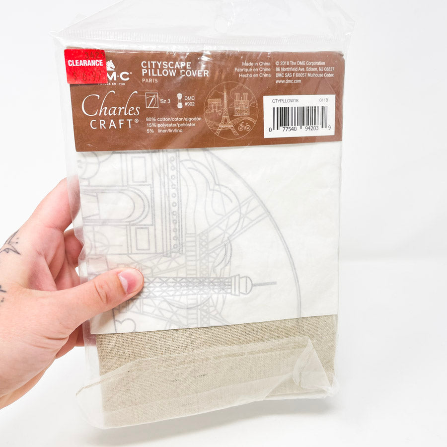DMC Cityscape Pillow Cover Kit – Paris