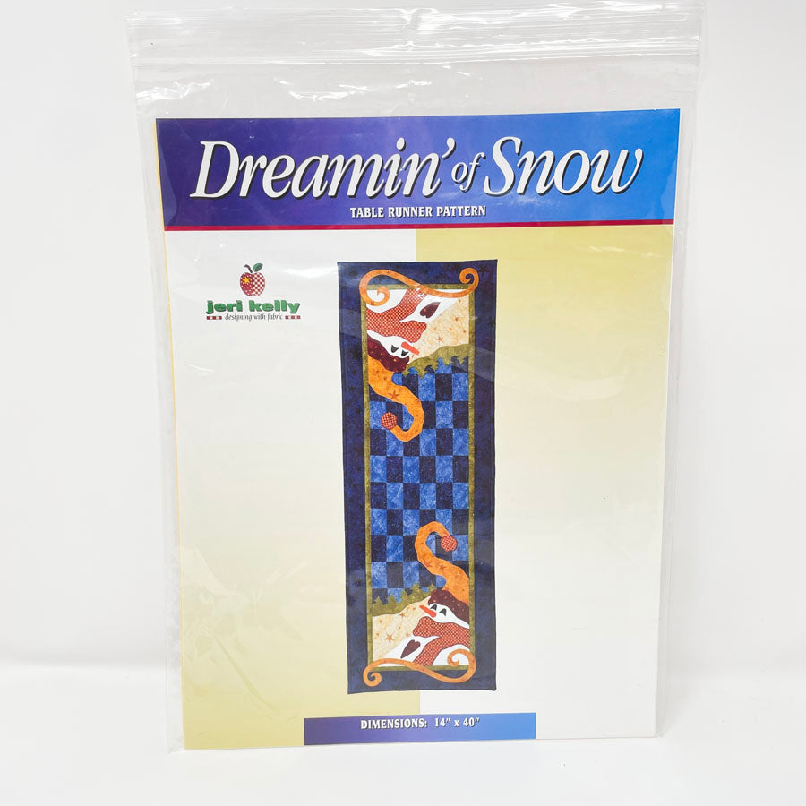 Dreamin' of Snow Quilted Table Runner Pattern
