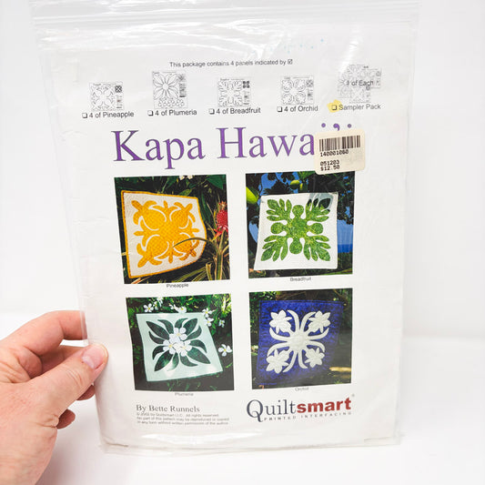 Quiltsmart Printed Interfacing - Kappa Hawaii Pattern
