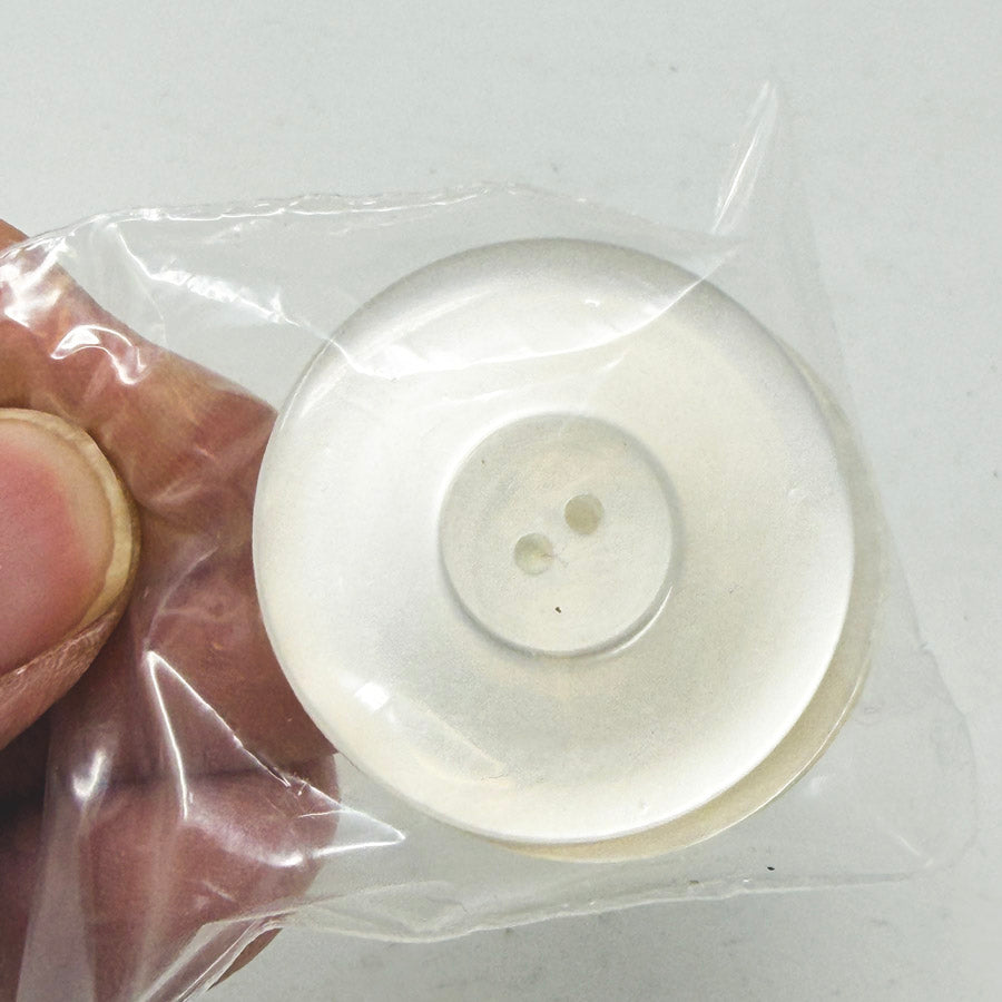 Large White Button Set - 5 ct