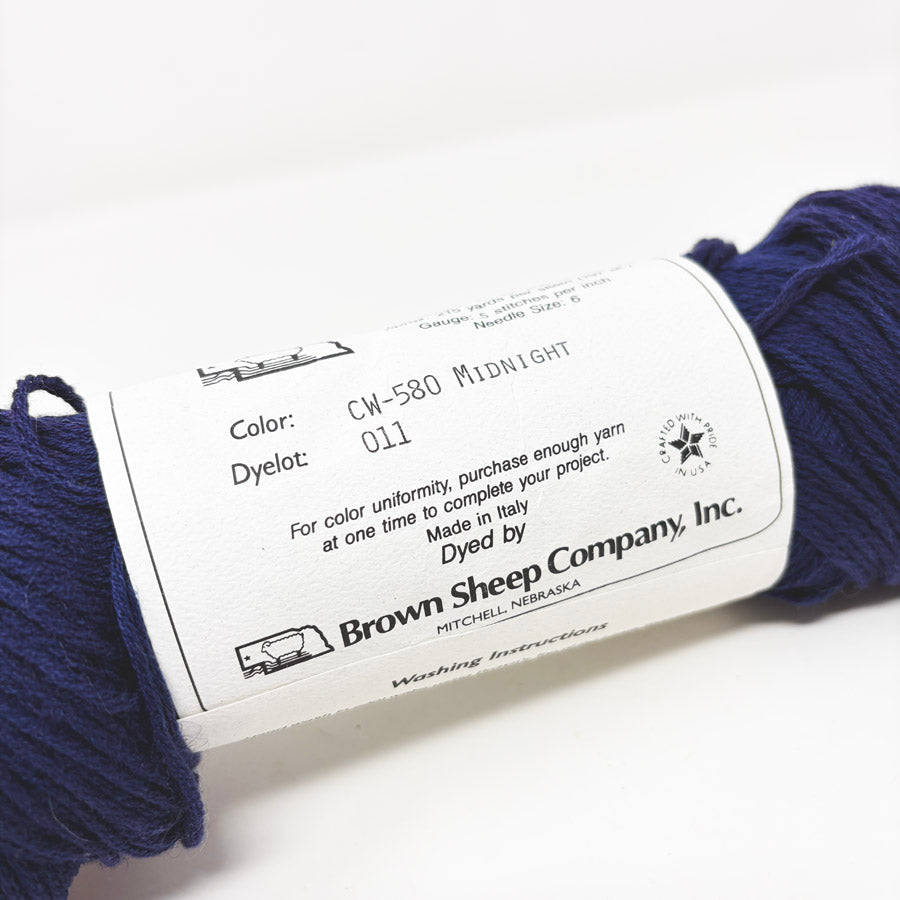 Brown Sheep Company Cotton Fleece - Midnight (Partial)