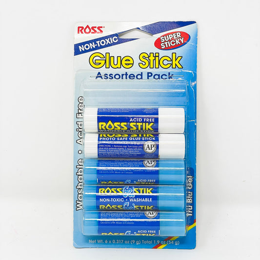 Ross Assorted Pack Glue Sticks (5)