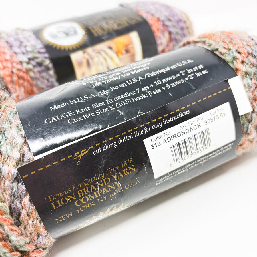 Lion Brand Homespun Acrylic Yarn – Adirondack (1)