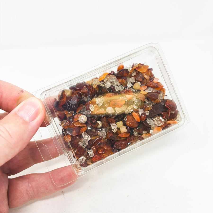 Carnelian & Quartz Bead Soup
