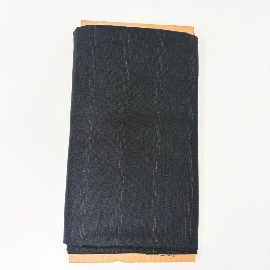 42" x 48" Dark Navy Subtle Stripe Fabric