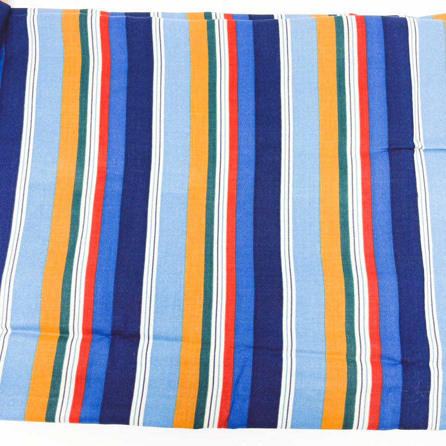 2 yd - Multi-Color Striped Cotton Fabric