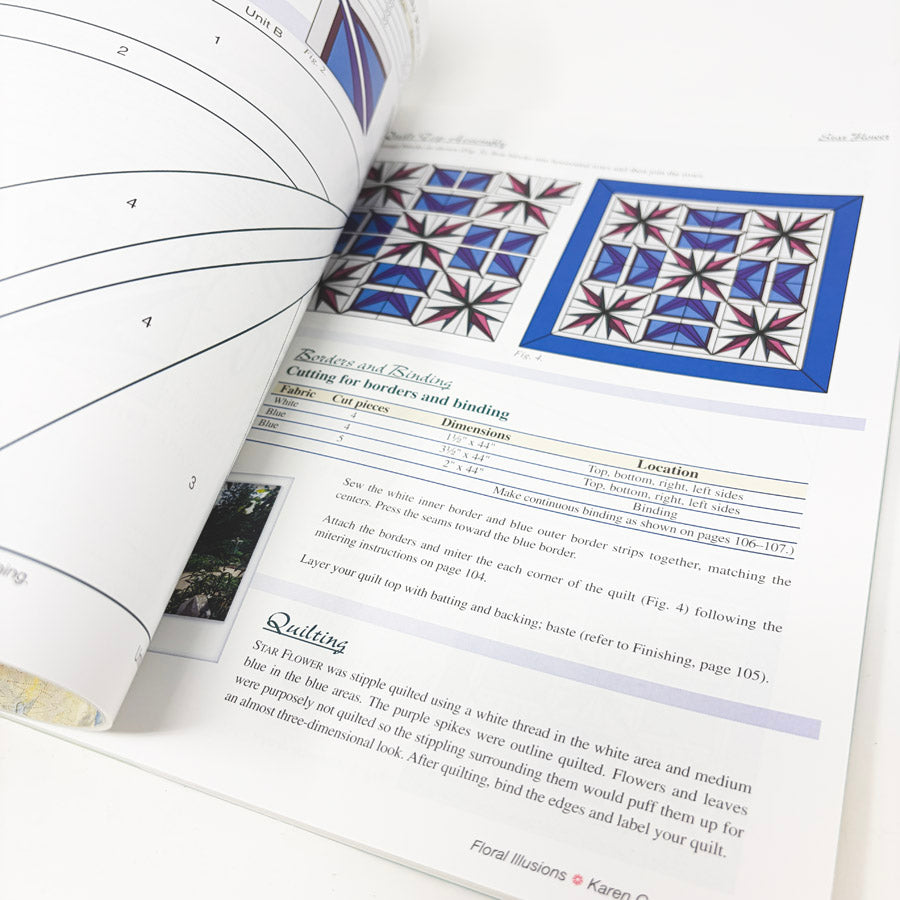 Floral Illusions for Quilters by Karen Combs