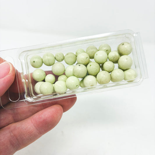 Light Green Stone Beads