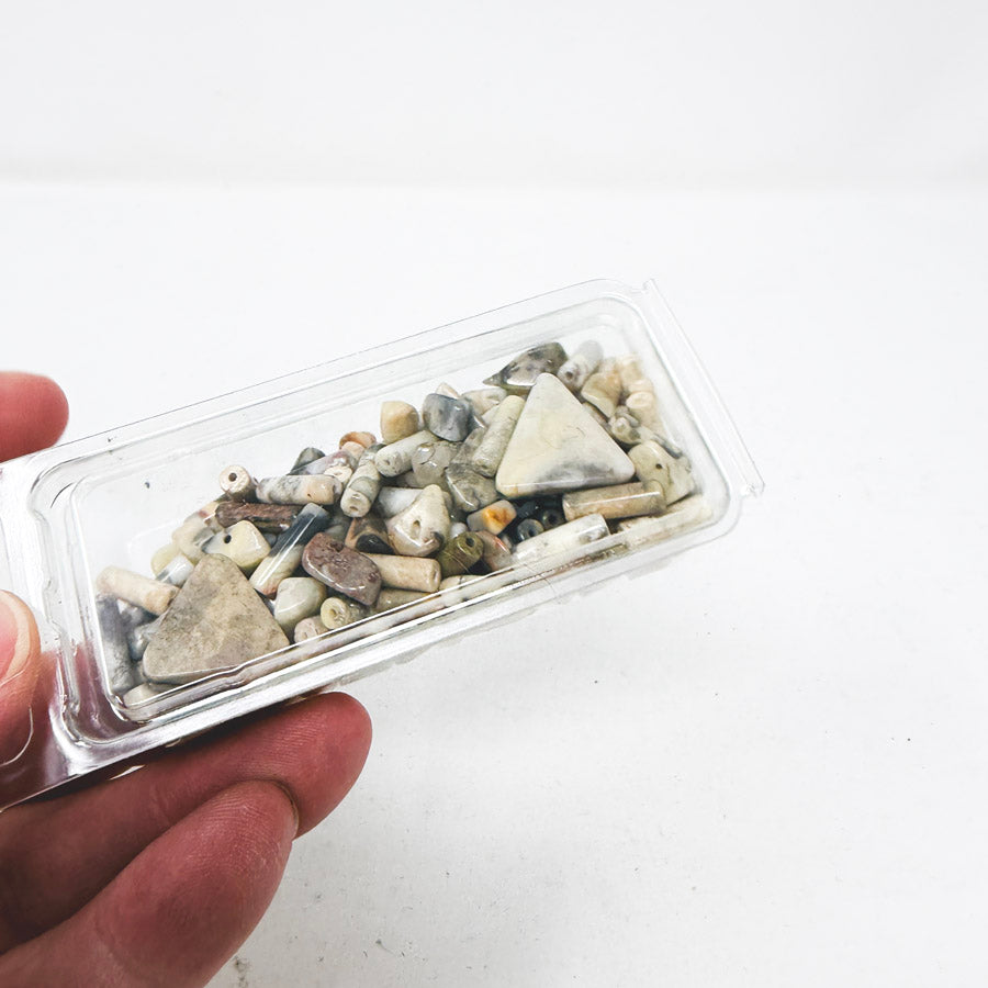 Triangle & Tube Agate Bead Soup