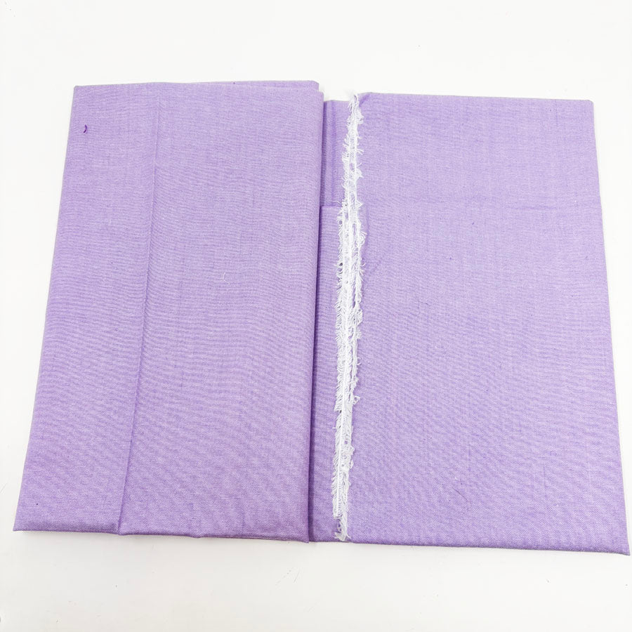 44" x 29" Light Purple Oxford Fabric