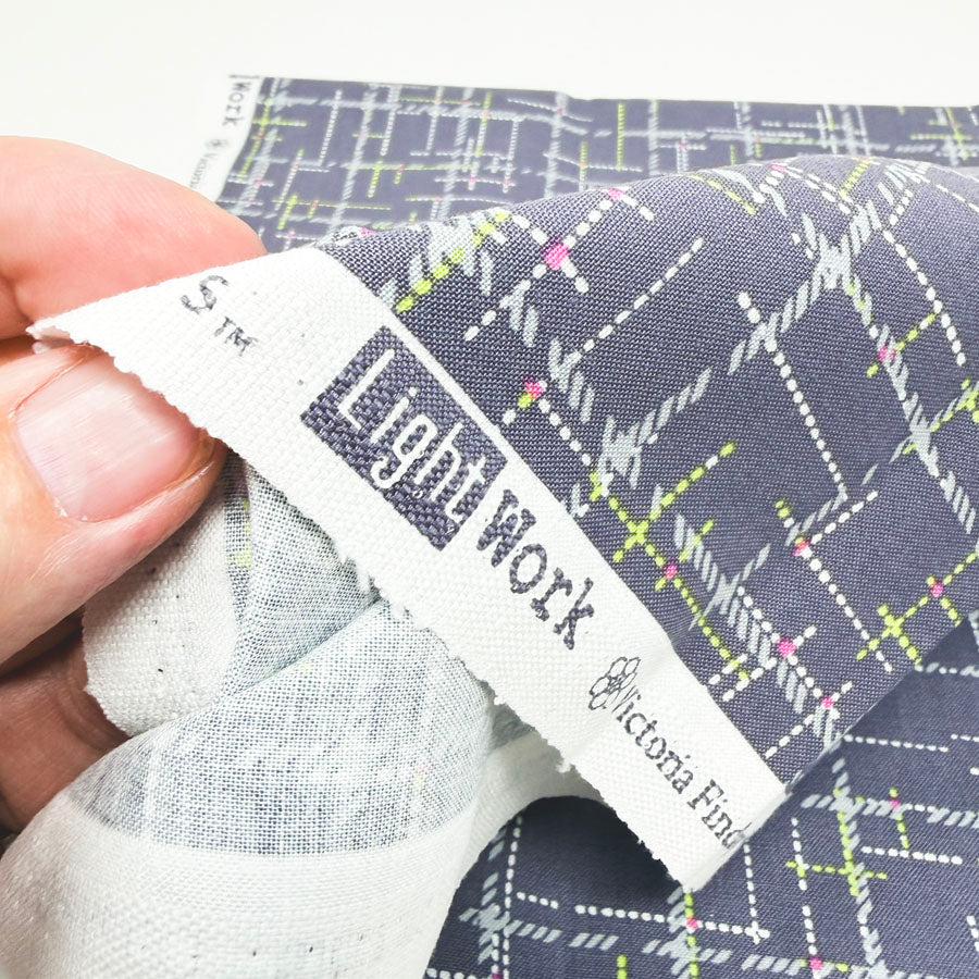42" x 64" LightworkBlur Plaid Fabric by Studio 37 Fabrics