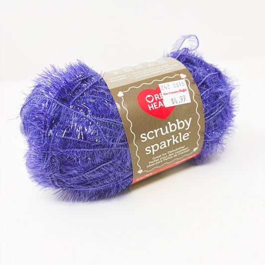Red Heart Scrubby Sparkle Yarn