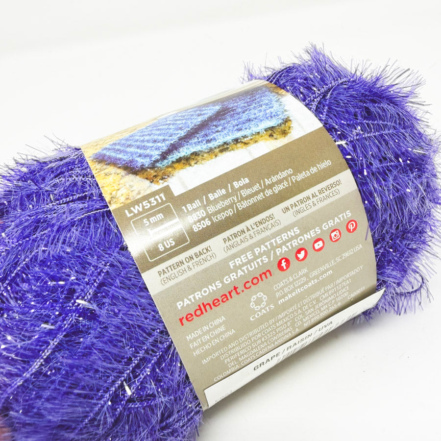 Red Heart Scrubby Sparkle Yarn