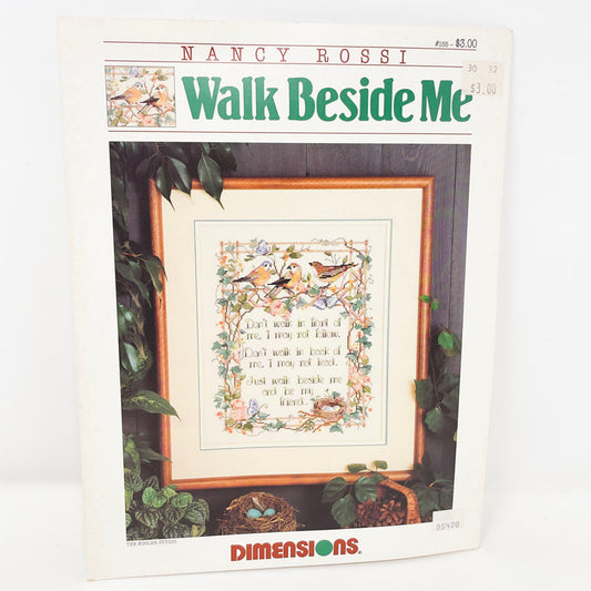 Walk Beside Me Cross Stitch Pattern