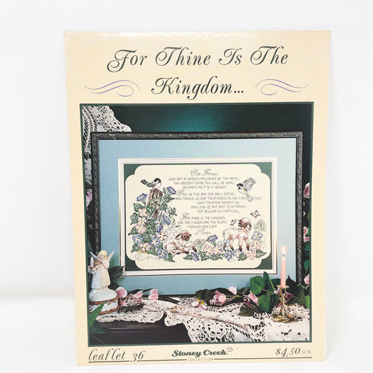 For Thine Is The Kingdom Cross Stitch Pattern