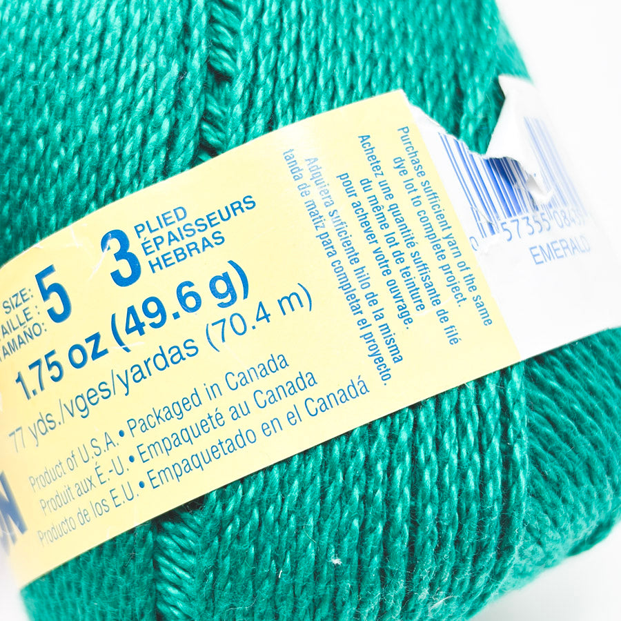 Lily Kountry Kabled Cotton Crochet Yarn - Green