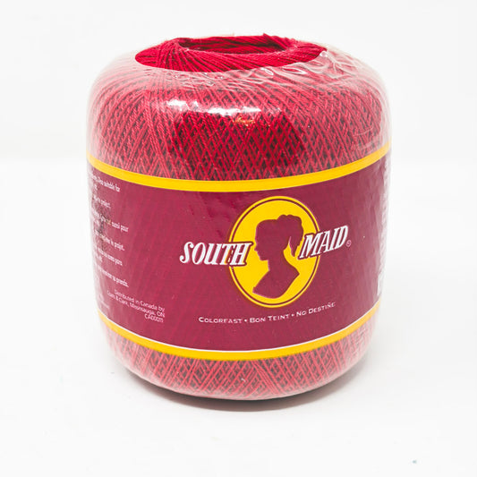South Maid Cotton Crochet Thread - Red