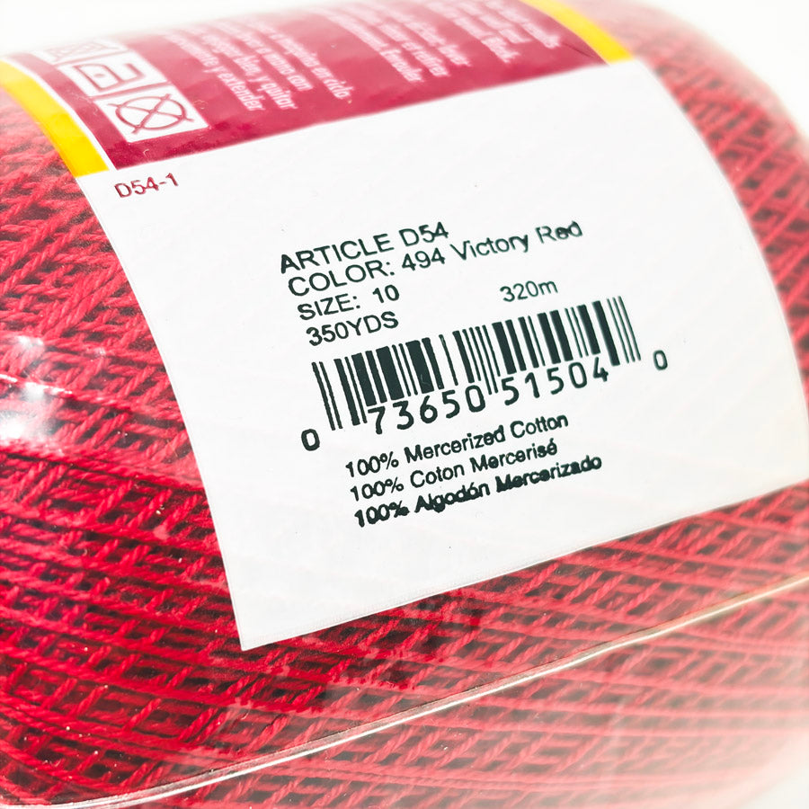 South Maid Cotton Crochet Thread - Red